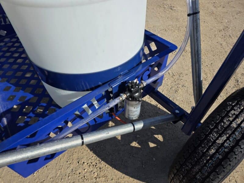 12″ Phil’s Load Stand w.Basket, Foam Injection, Wheel Jacks & Lights.