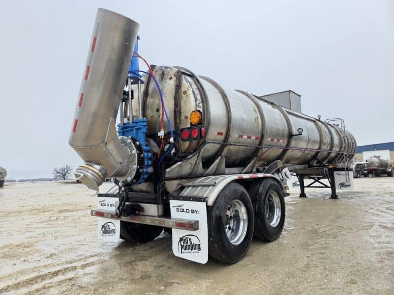 U-4863 1990 Bar-Bel 7000 Gallon Stainless Steel Semi Tanker