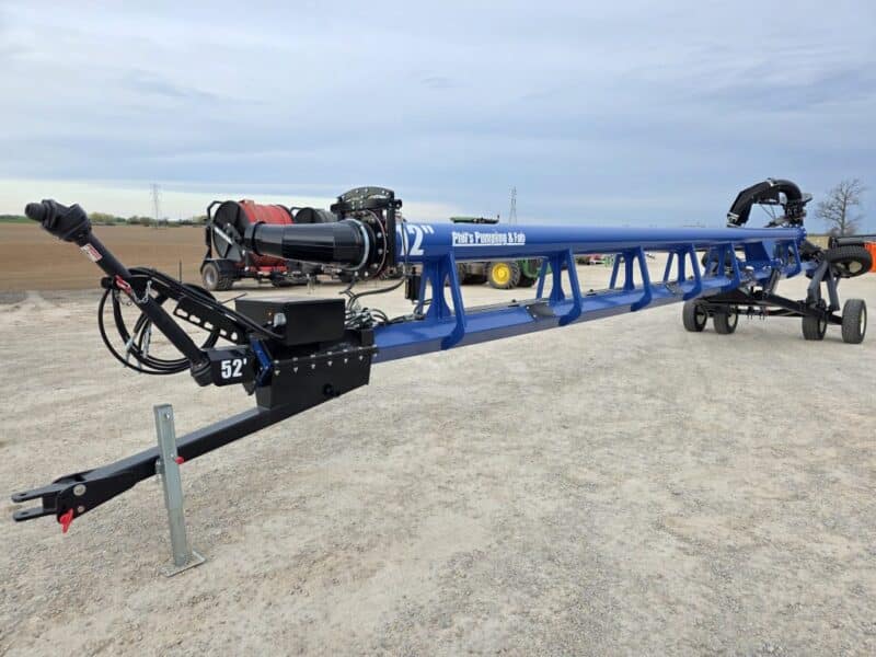 New 52ft Phil’s 12″ Turbo Blaster Lagoon Pump w/ 10″ Agitation Gun & Outrigger Wheels