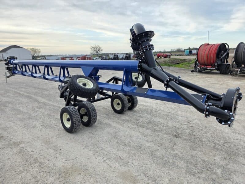 New 52ft Phil’s 12″ Turbo Blaster Lagoon Pump w/ 10″ Agitation Gun & Outrigger Wheels