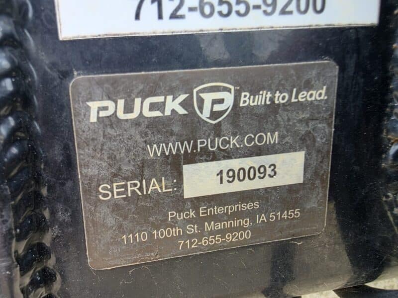 Puck HC16 Hydraulic Driven Hose Cart Holds 1 Mile of 8″ Supply Hose