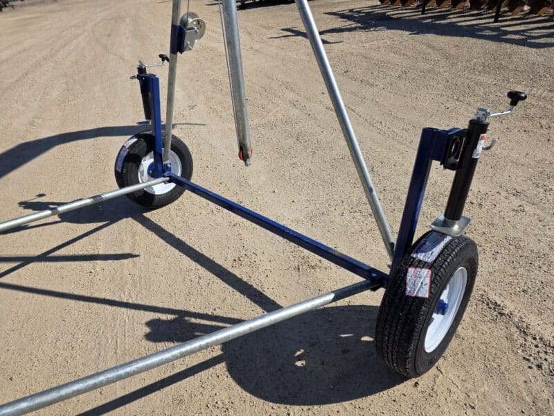 12″x 14″ Phil’s Load Stand w. Basket, Foam Injection, Wheel Jacks & Lights.