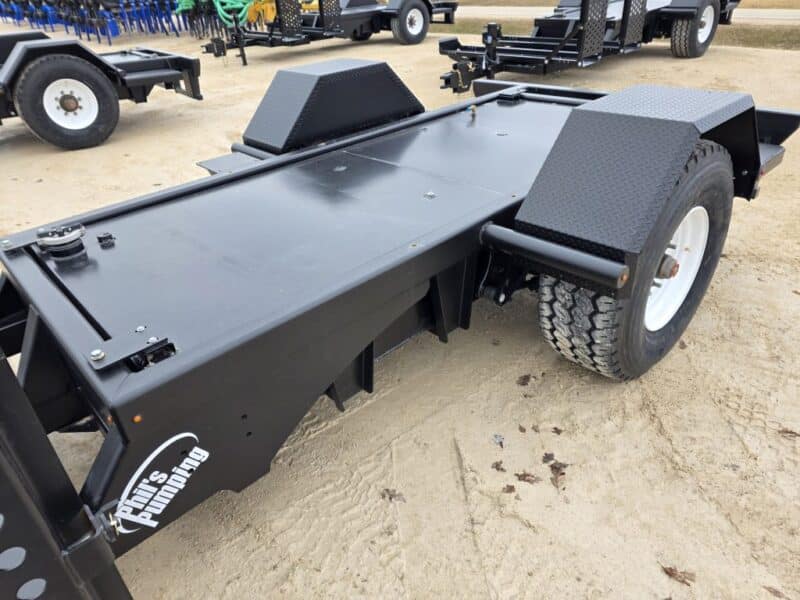 Single Axle Pump Trailer w. UTV Ramps