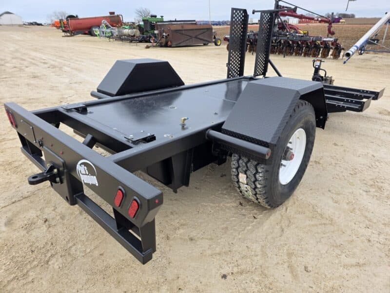 Single Axle Pump Trailer w. UTV Ramps