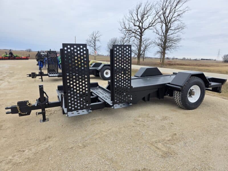 Single Axle Pump Trailer w. UTV Ramps
