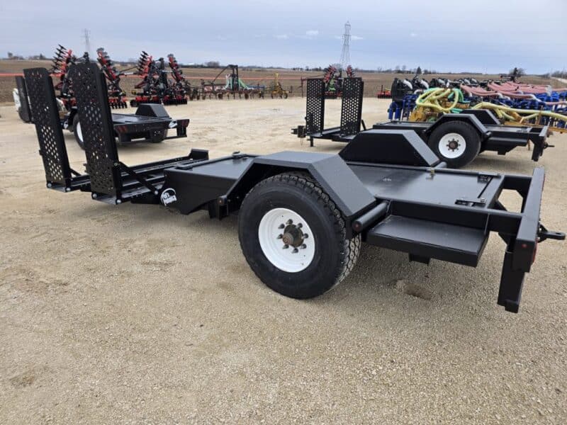 Single Axle Pump Trailer w. UTV Ramps