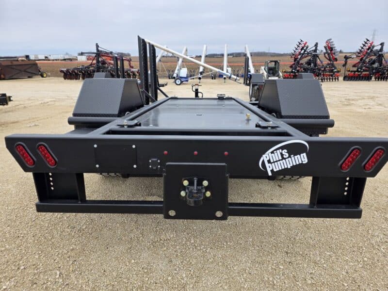 Single Axle Pump Trailer w. UTV Ramps