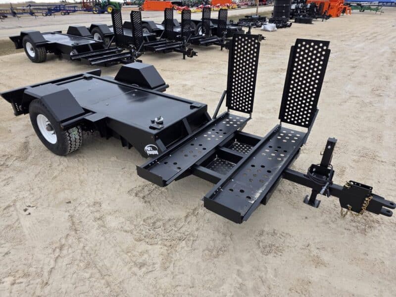 Single Axle Pump Trailer w. UTV Ramps