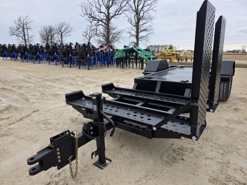 Single Axle Pump Trailer w. UTV Ramps