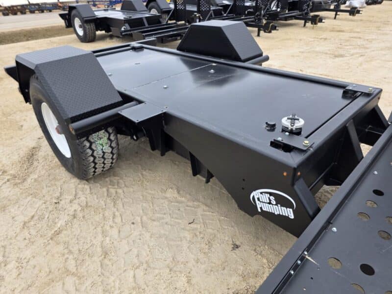 Single Axle Pump Trailer w. UTV Ramps