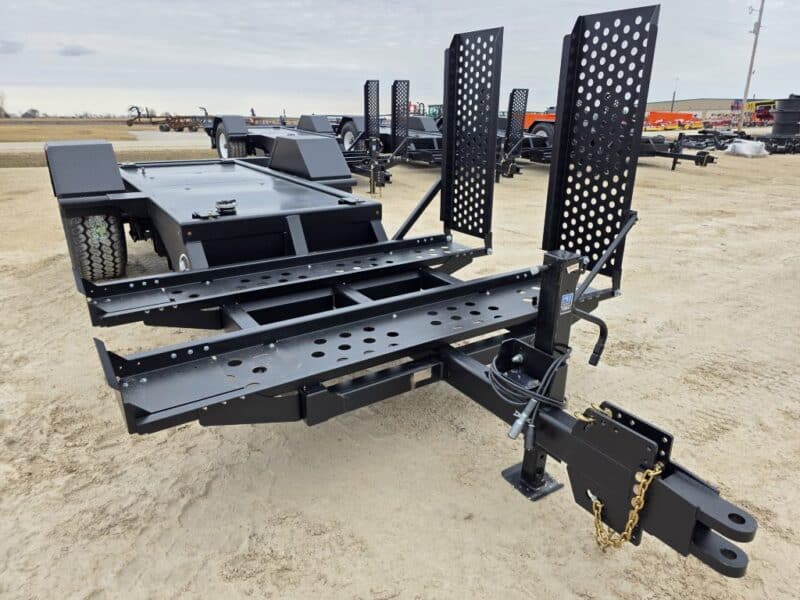 Single Axle Pump Trailer w. UTV Ramps