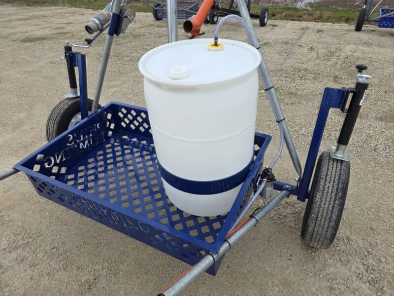 12″x 14″ Phil’s Load Stand w. Basket, Foam Injection, Wheel Jacks & Lights.