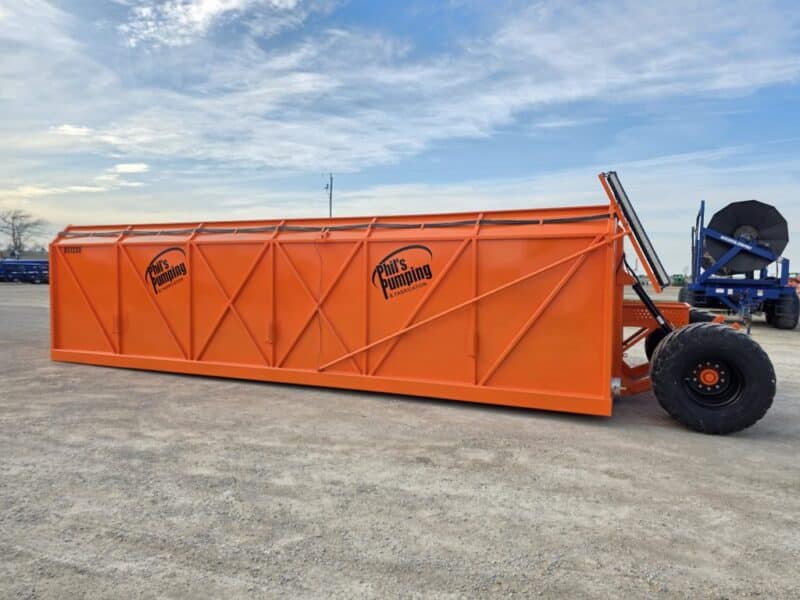 Phil’s Pumping DS1230 16,000 Gallon Manure Transfer Dumpster w. High Volume Pump