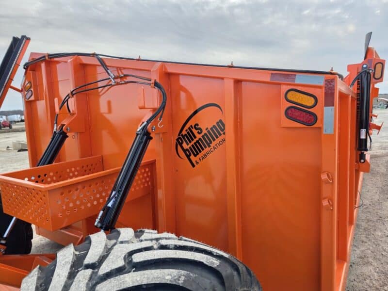 Phil’s Pumping DS1230 16,000 Gallon Manure Transfer Dumpster w. High Volume Pump