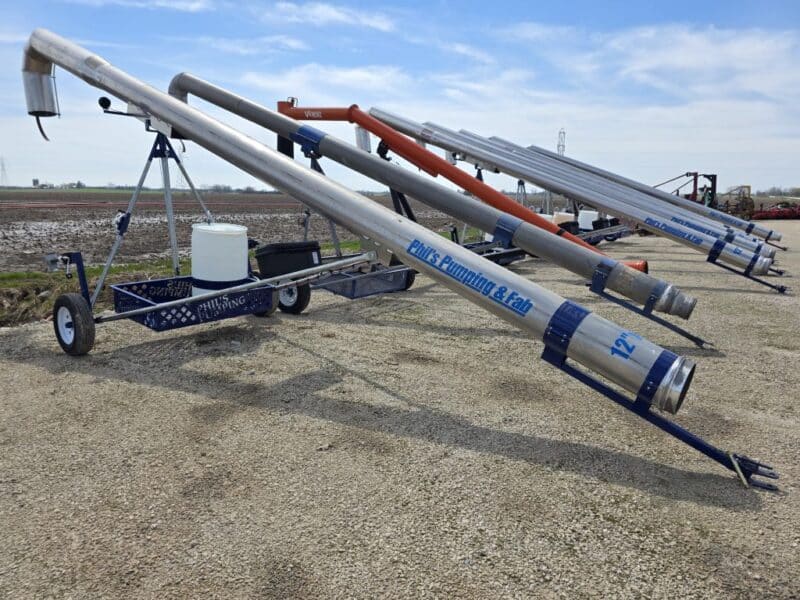 12″x 14″ Phil’s Load Stand w. Basket, Foam Injection, Wheel Jacks & Lights.