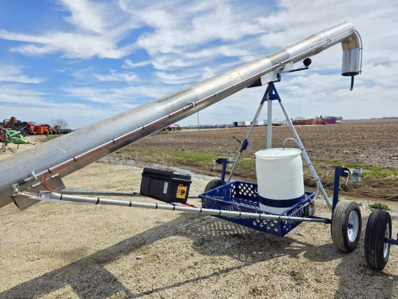 12″x 14″ Phil’s Load Stand w. Basket, Foam Injection, Wheel Jacks & Lights.