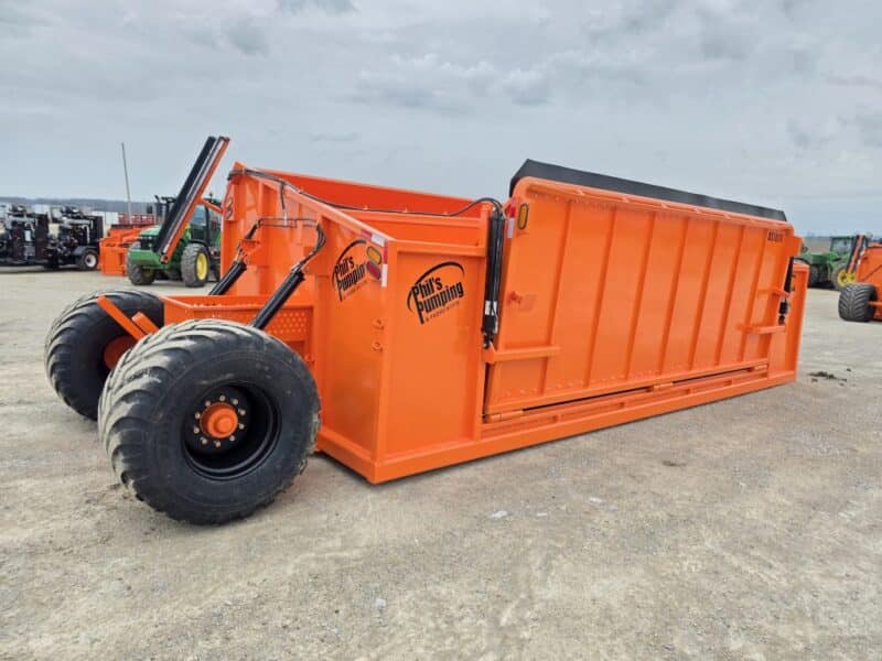 New Phil’s 10,000 Gallon Pumping Dumpster High Volume Pump