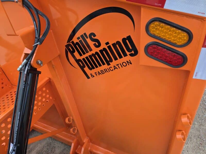New Phil’s 10,000 Gallon Pumping Dumpster High Volume Pump