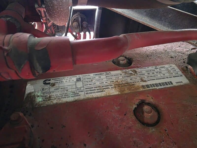AC-119 750 CFM 2015 Doosan Cummins Engine Air Compressor