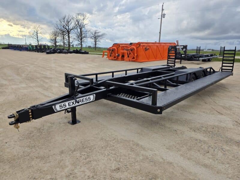 New SS EXPRESS Bumper Pull Manure Boat Trailer For Wolverine and Crawler Agitation Boats