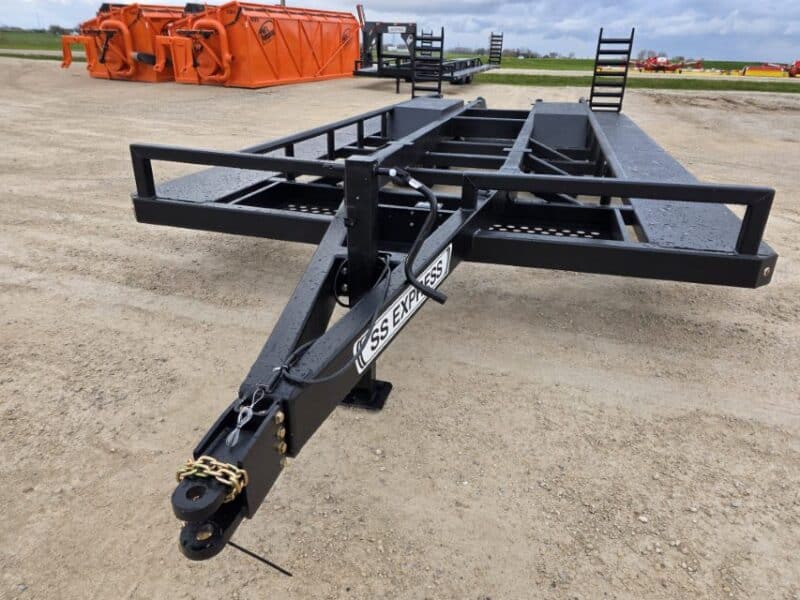 New SS EXPRESS Bumper Pull Manure Boat Trailer For Wolverine and Crawler Agitation Boats