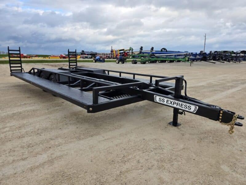 New SS EXPRESS Bumper Pull Manure Boat Trailer For Wolverine and Crawler Agitation Boats