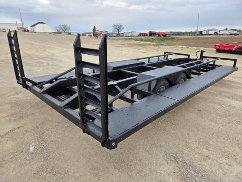 New SS EXPRESS Bumper Pull Manure Boat Trailer For Wolverine and Crawler Agitation Boats