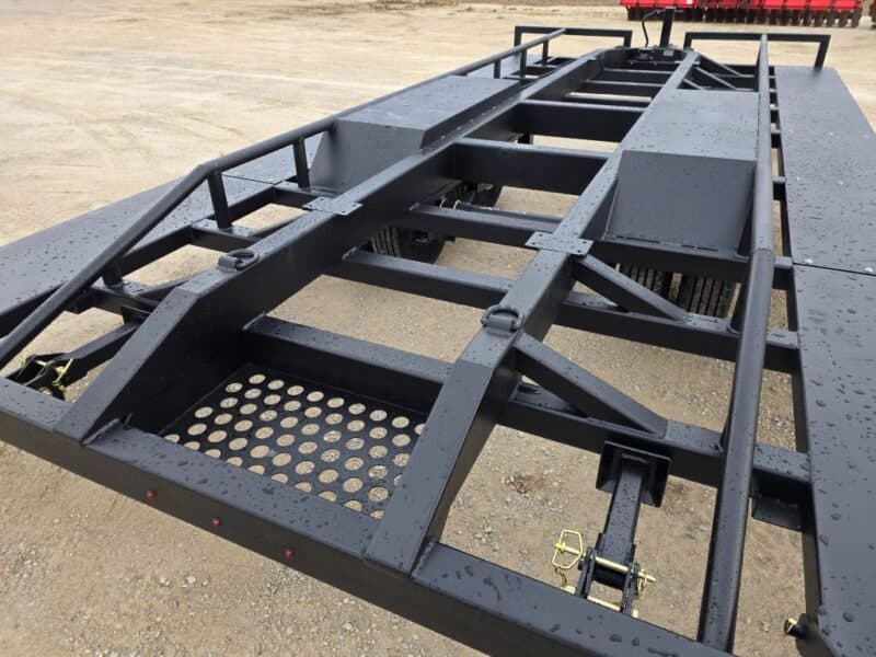 New SS EXPRESS Bumper Pull Manure Boat Trailer For Wolverine and Crawler Agitation Boats
