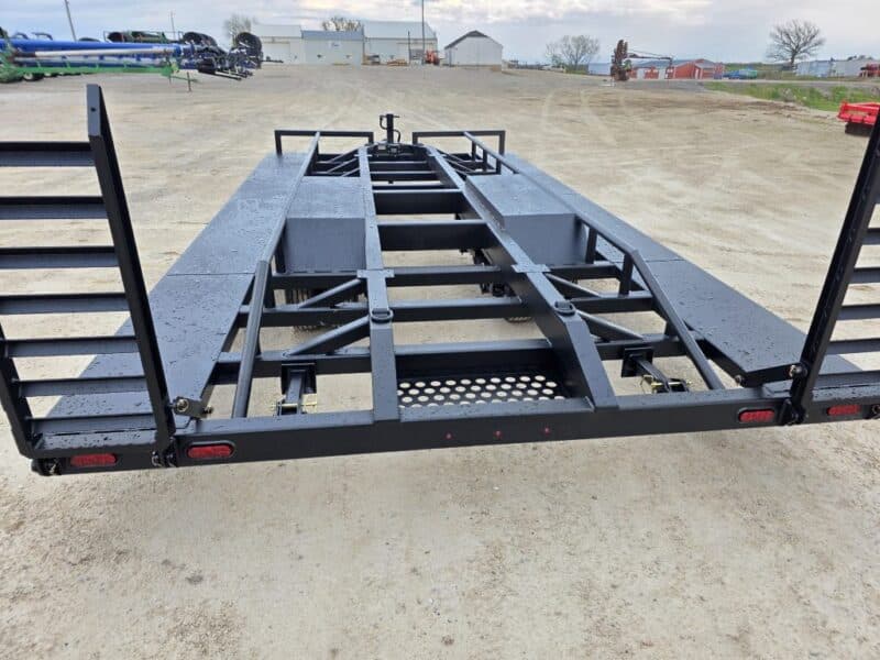 New SS EXPRESS Bumper Pull Manure Boat Trailer For Wolverine and Crawler Agitation Boats