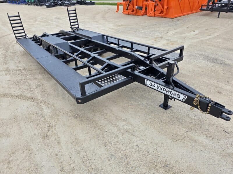 New SS EXPRESS Bumper Pull Manure Boat Trailer For Wolverine and Crawler Agitation Boats