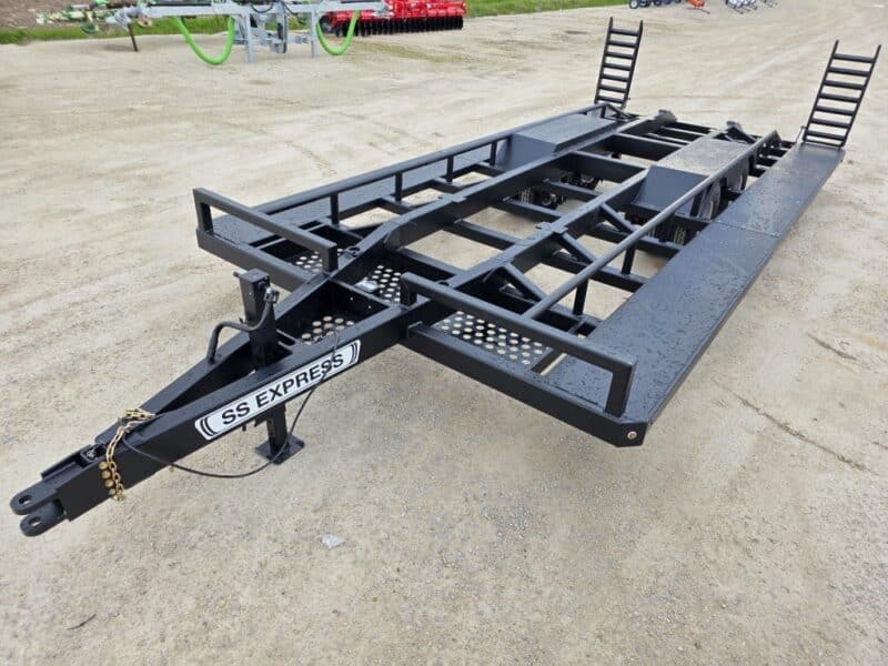 New SS EXPRESS Bumper Pull Manure Boat Trailer For Wolverine and Crawler Agitation Boats