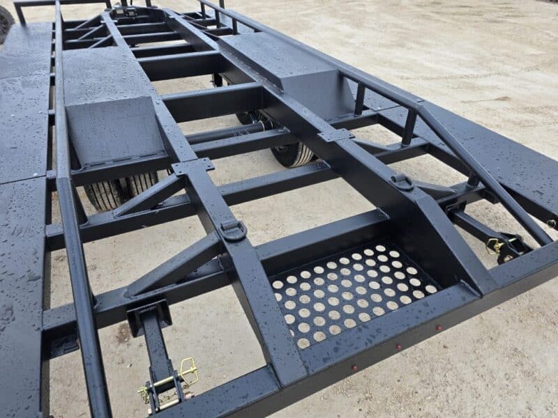 New SS EXPRESS Bumper Pull Manure Boat Trailer For Wolverine and Crawler Agitation Boats