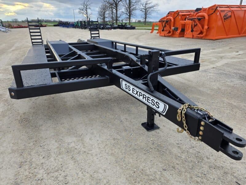 New SS EXPRESS Bumper Pull Manure Boat Trailer For Wolverine and Crawler Agitation Boats