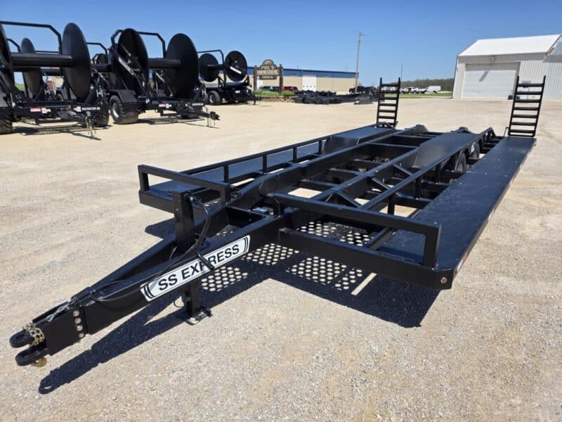 New SS EXPRESS Bumper Pull Manure Boat Trailer For Wolverine and Crawler Agitation Boats