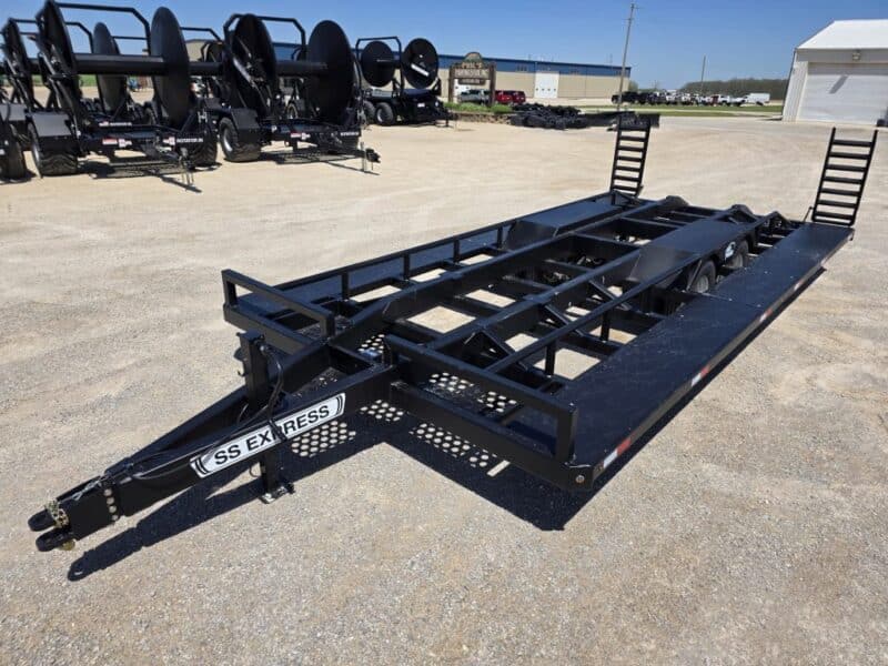 New SS EXPRESS Bumper Pull Manure Boat Trailer For Wolverine and Crawler Agitation Boats