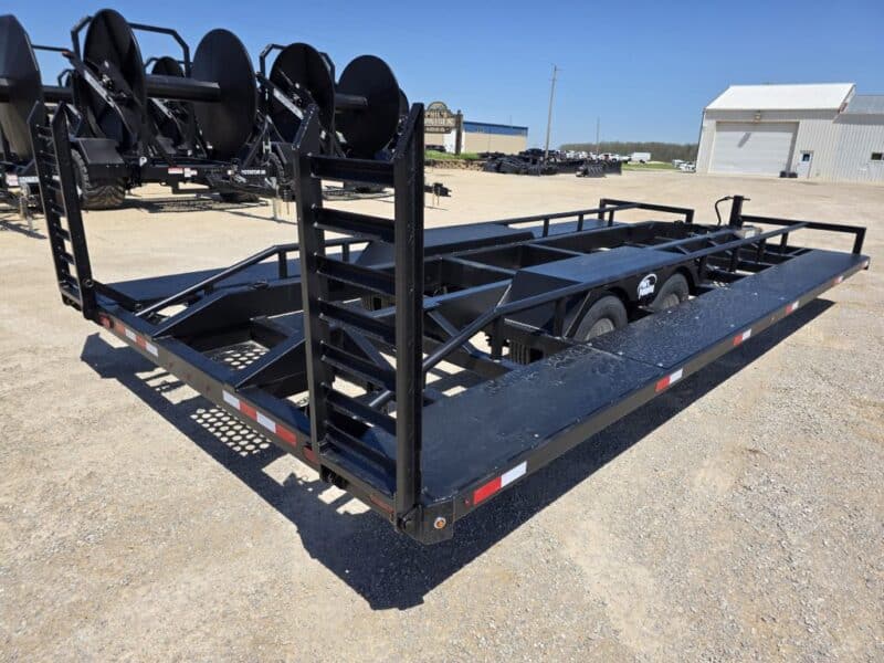 New SS EXPRESS Bumper Pull Manure Boat Trailer For Wolverine and Crawler Agitation Boats