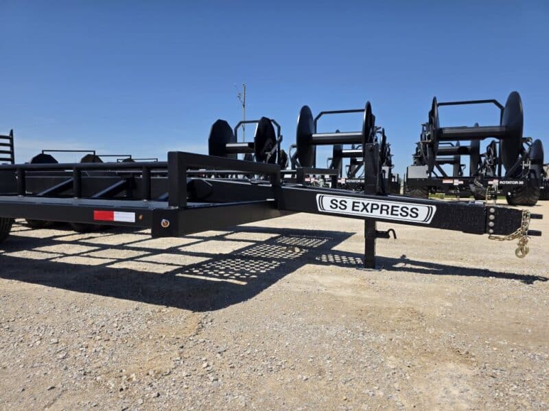 New SS EXPRESS Bumper Pull Manure Boat Trailer For Wolverine and Crawler Agitation Boats