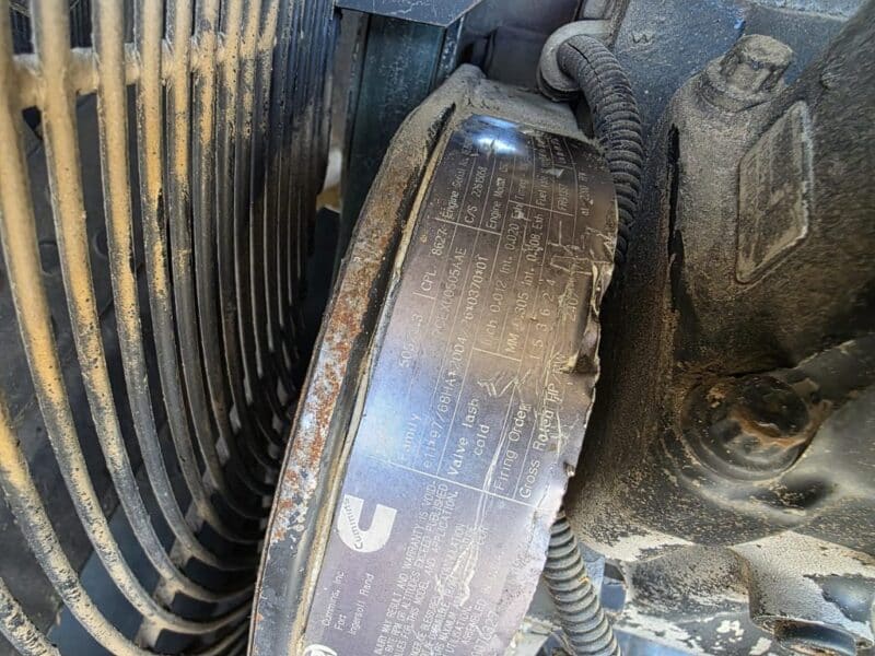 AC-116 600 CFM 2015 Ingersoll-Rand Cummins Engine Air Compressor