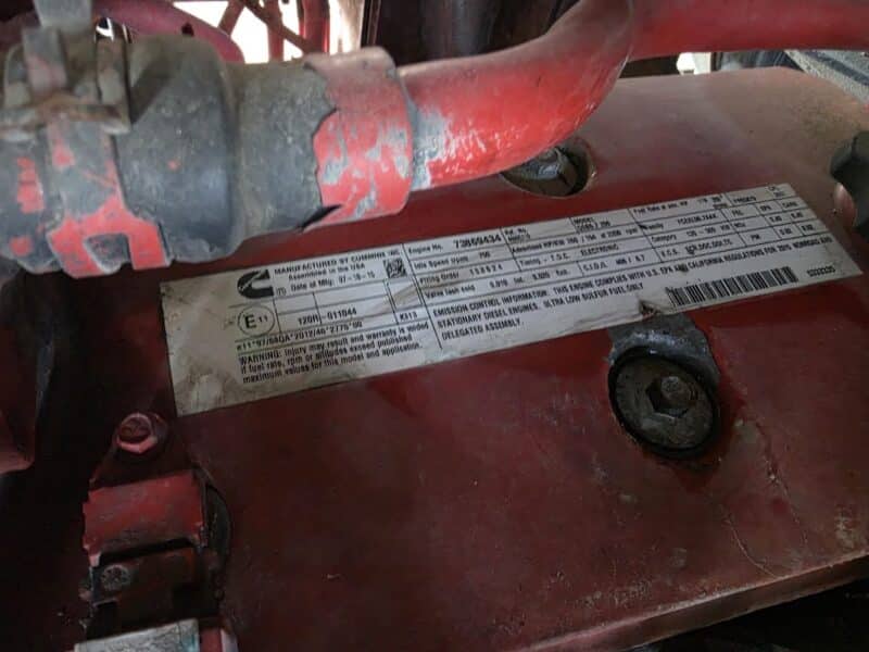 AC-115 750 CFM 2015 Doosan Cummins Engine Air Compressor