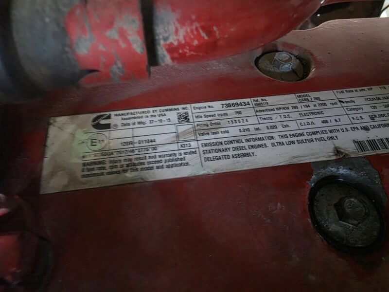 AC-115 750 CFM 2015 Doosan Cummins Engine Air Compressor