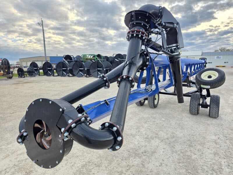 New 62ft Phil’s 12″ Turbo Blaster Lagoon Pump w/ 10″ Agitation Gun & Outrigger Wheels