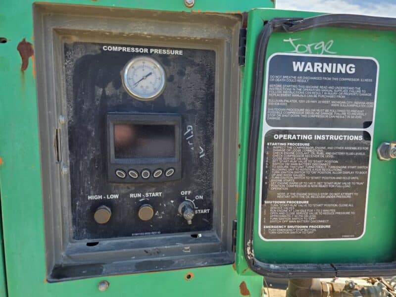 AC-122 375 CFM 2017 Sullivan Cummins QSF3.8L Engine Air Compressor