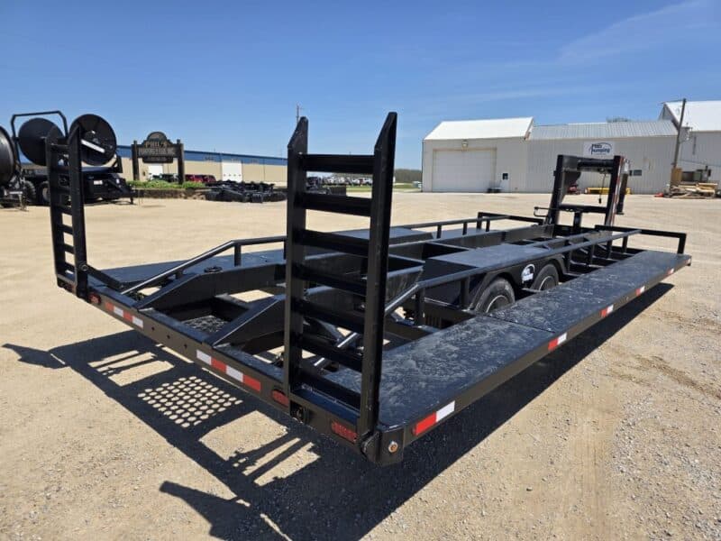 SS EXPRESS Gooseneck Manure Boat Trailer For Wolverine and Crawler Agitation Boats