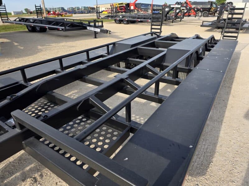 SS EXPRESS Bumper Pull Manure Boat Trailer For Wolverine and Crawler Agitation Boats