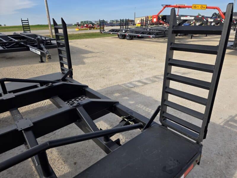 SS EXPRESS Bumper Pull Manure Boat Trailer For Wolverine and Crawler Agitation Boats