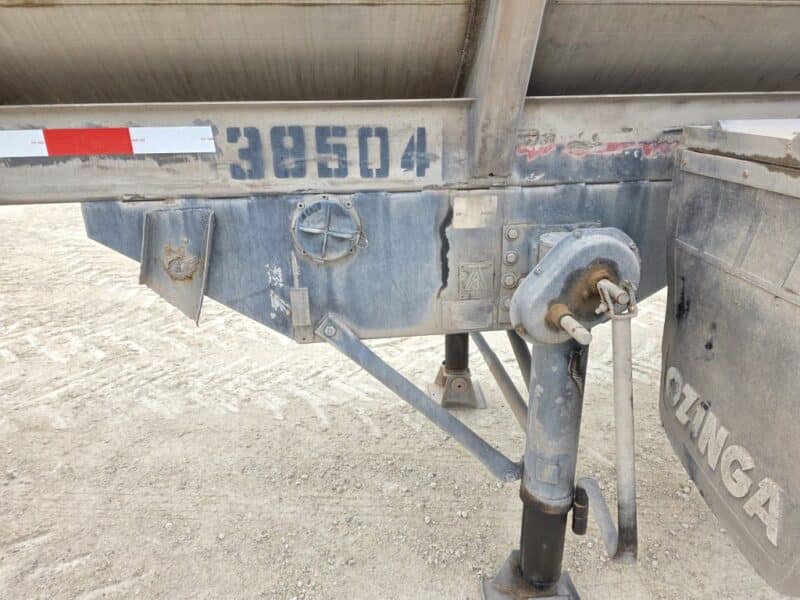 Dual 12″ U-4889 1985 Brenner 6000 Gallon Stainless Steel Semi Tanker
