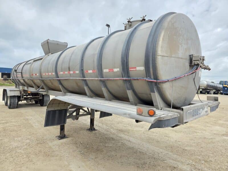Dual 12″ U-4890 1996 Trailer 6000 Gallon Stainless Steel Semi Tanker