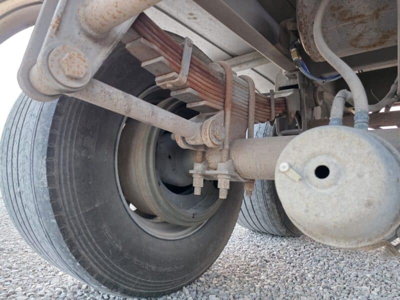 Dual 12″ U-4890 1996 Trailer 6000 Gallon Stainless Steel Semi Tanker w. 20″ Swivel