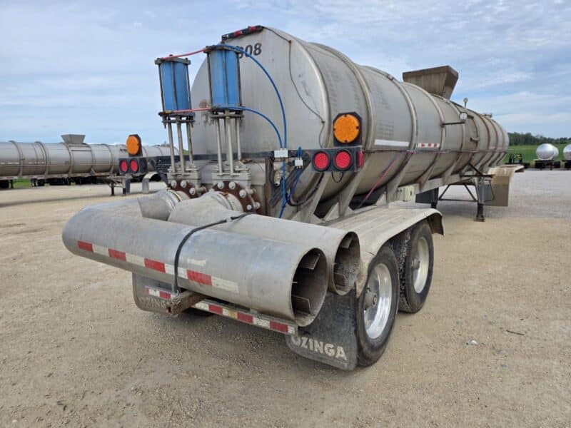Dual 12″ U-4894 2003 West-Mark 6400 Gallon Stainless Steel Semi Tanker