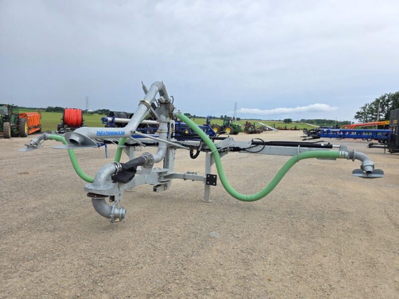 WER 60′ Splash Pan with Folding Wings-3 Nozzle